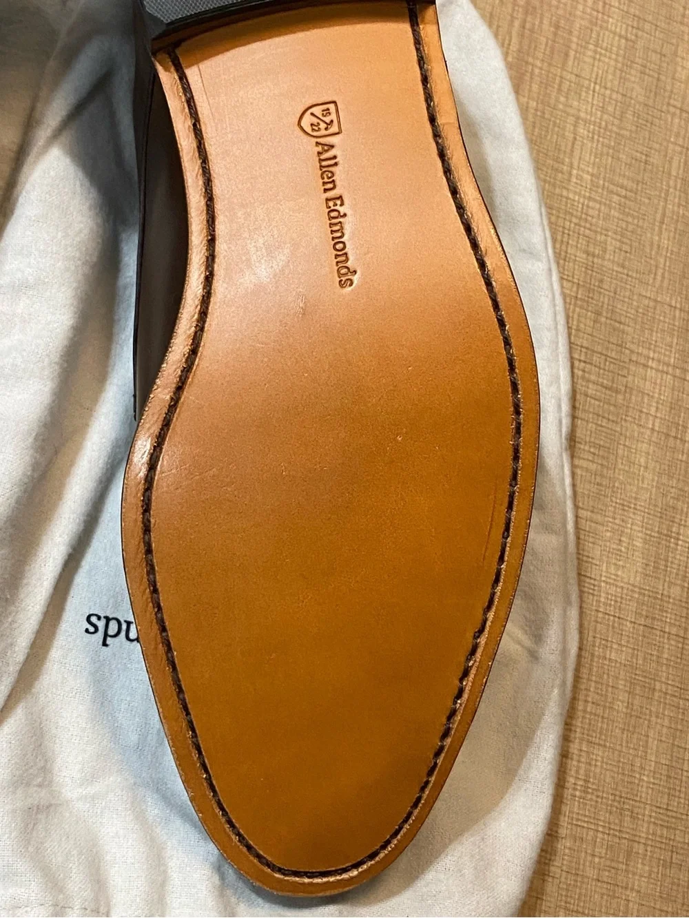 Allen Edmonds Kenilworth Derby Dress Shoes 11.5D Brown